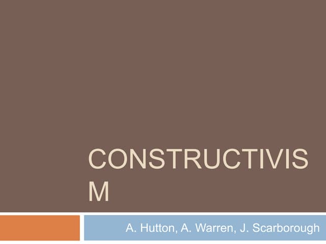 Module 13 learning theories
