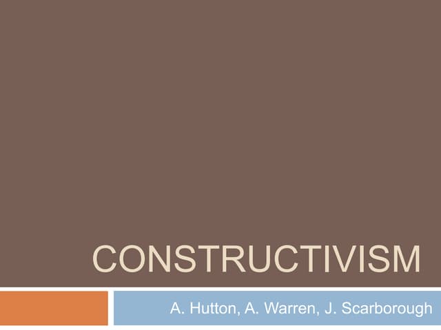 Module 13 learning theories