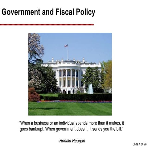 Government and Fiscal Policy
