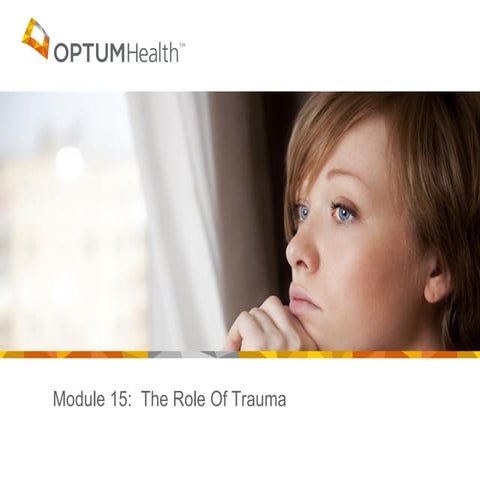 Trauma and Self Harm