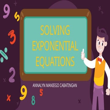 Grade 11: General Mathematics _Exponential Equations