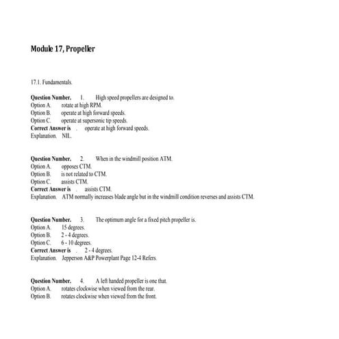 EASA Part-66 Module17 mcq's