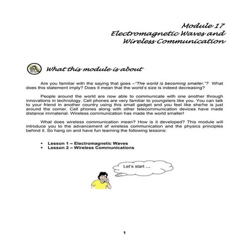 Module 17 wireless communication