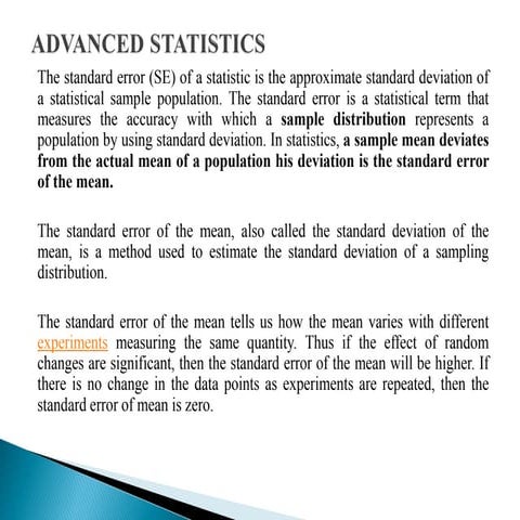 Standard error | PPTX