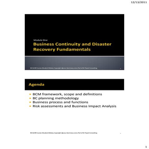 Module 1 bc and dr fundamentals   student slides ver 1.0