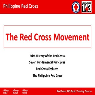 From Philippine Red Cross-BTC Module 1 by coached23 - SlideShare ...