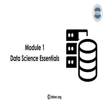 Module 1 Data Science Essentials | IABAC