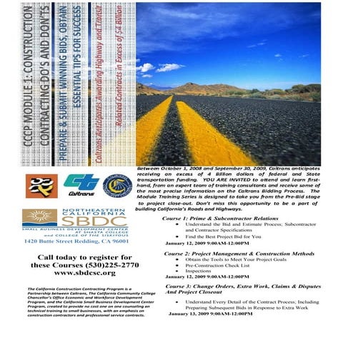 Module 1 Flyer 2009 Cccp