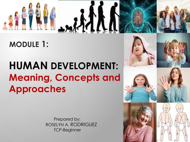 Human Development: Meaning, Concepts and Approaches | PPTX
