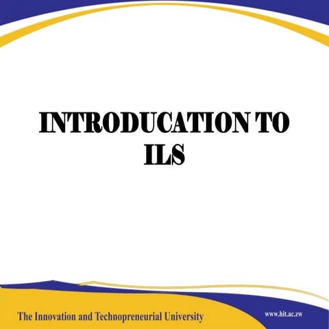 Module 1_Introduction to ILS for Science