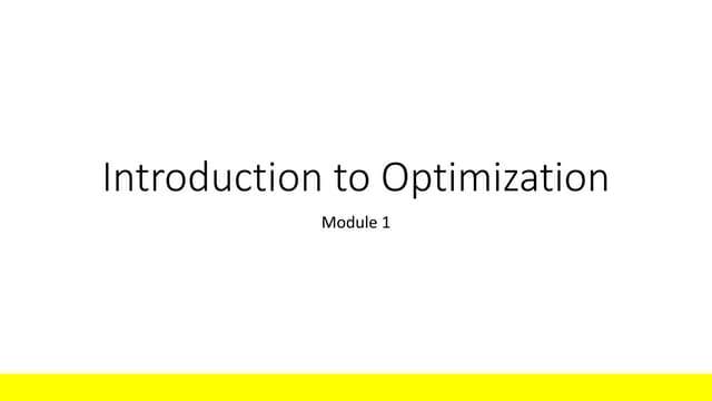 Introduction to Optimization.ppt