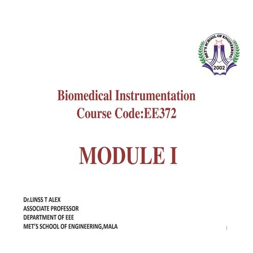 Biomedical Instrumentation