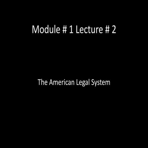Module # 1 lecture # 2 | PPT