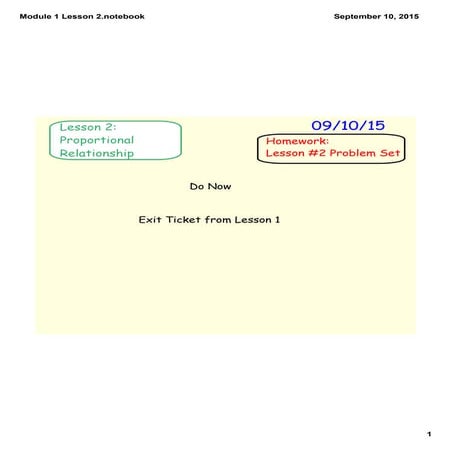 Module 1 lesson 2 | PDF