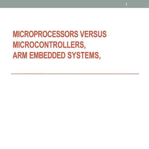 BCS402 MICROCONTROLLERS MODULE 1 | PDF