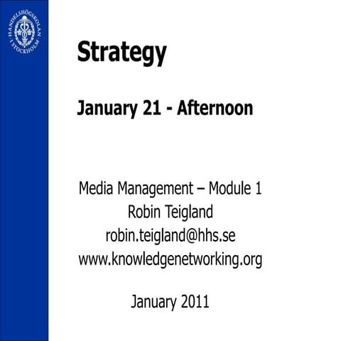 Media Management 2011-Strategy Module - Jan 21_2