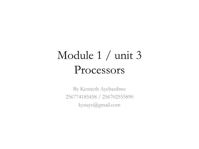 Module 1  unit 3