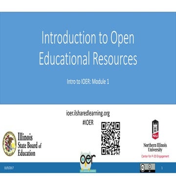 Introduction to Open Educational Resources