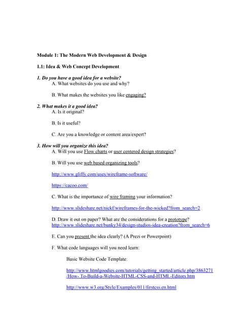 Module 1 Web design & Development Lexington Minuteman