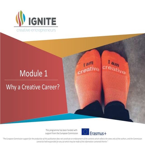 Module 1 why a creative career
