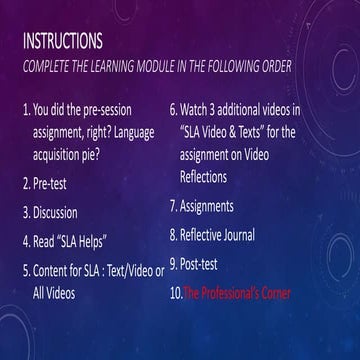 Module 2: Intro & Objectives.