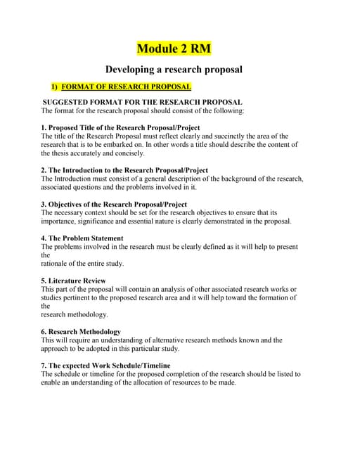 Research Methodology Module-02