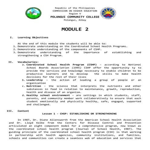 Module 2 | PDF | Professional School | Postgraduate Education