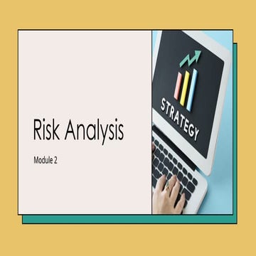 Risk Analysis in the Tourism and Hospitality Industry | PPTX