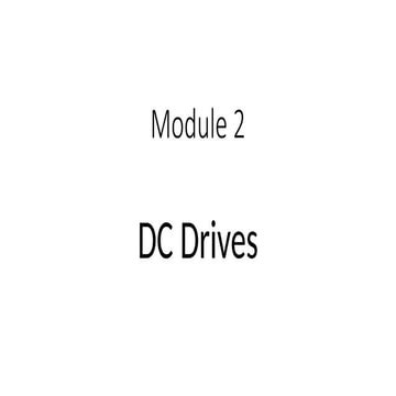 DC Drvives and Motor Control USing Controlled Recftifiers
