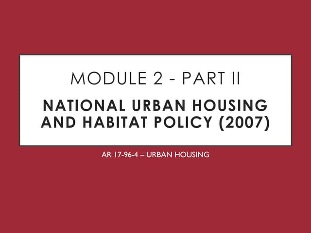 National Urban Housing and Habitat Policy 2007.pdf