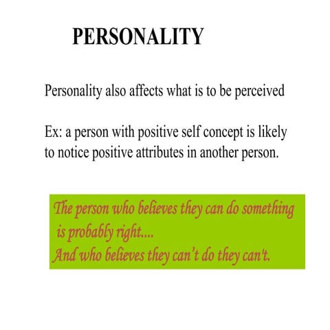 Module 2 --personality