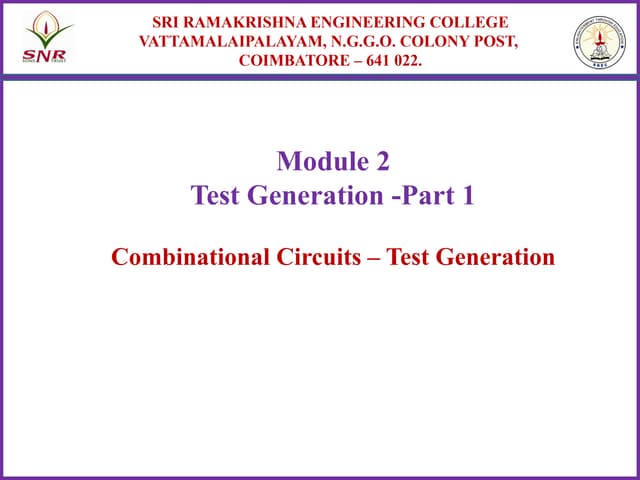 Module 2 -Test Generation VLSI DESIGN .pptx