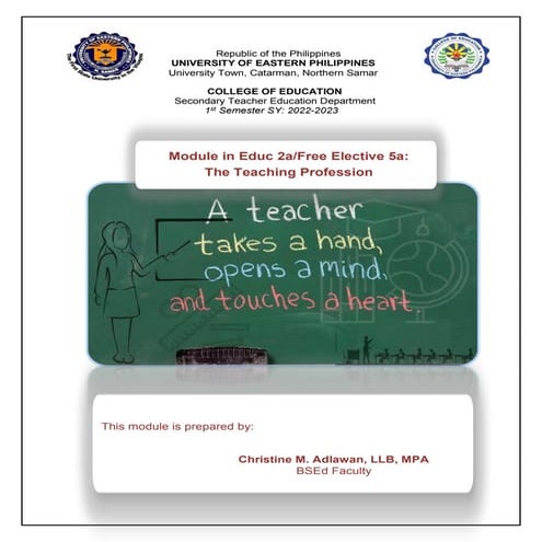 Module 2 - The Demands of the Society from the Teacher as a professional.pdf