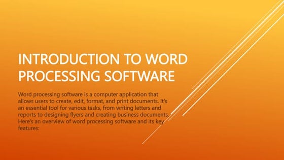 Word processing | PPT