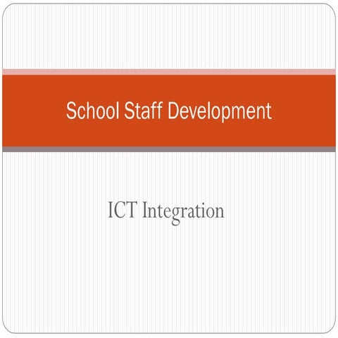 Staff ICT Professional Development Training 