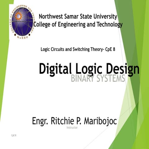 MODULE 2 Binary Systems.pdf Digital Logic Design | PDF
