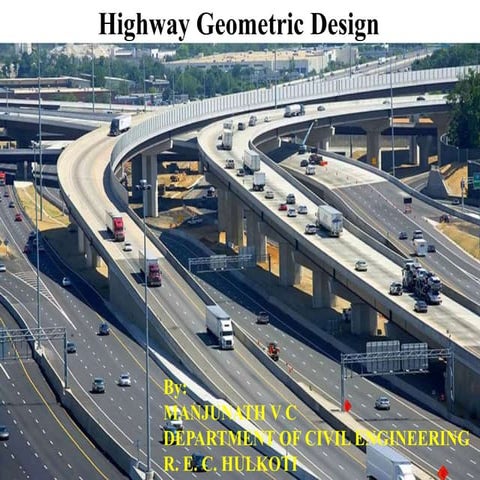 Transportation engineering module 2 ppt.