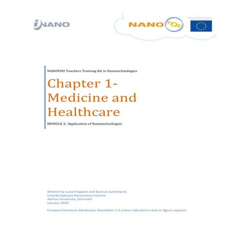 Application of nanotechnologies: Medicine and healthcare