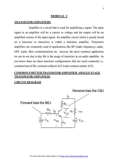 ELECTRONICS DEVICES AND CIRCUITS