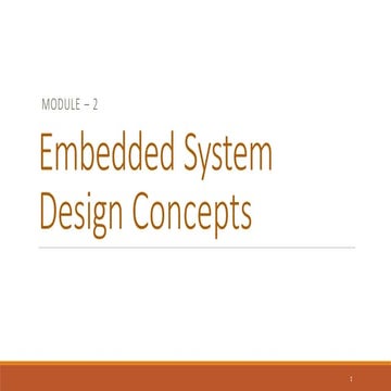Embedded system design introduction to the instructions set MODULE2_ESD.pptx