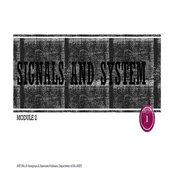 Signals and systems Module 2 part 1.pptx