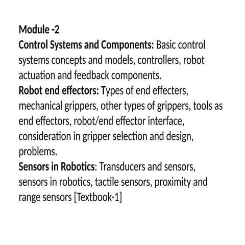 module 2 part 2robotics and control applications