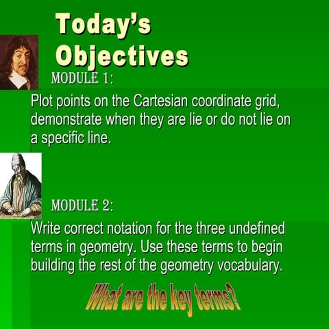 Module 2 points lines planes