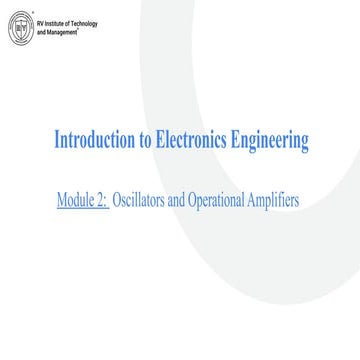 electronics engineering module 1 ppt engineering | PPTX