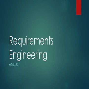 Software Requirements engineering | PPT