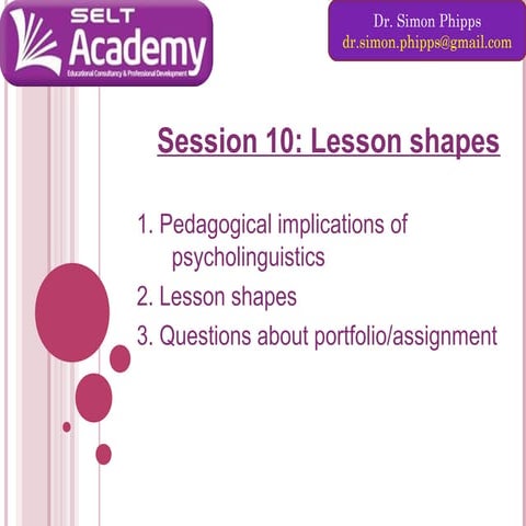 CTS-Academic: Module 2 session 10 lesson shapes
