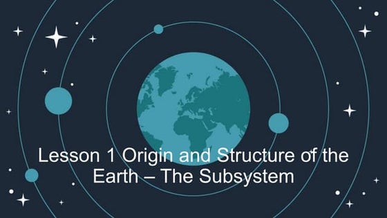 ELs earth pptx subsytem of the earth pptx | PPT