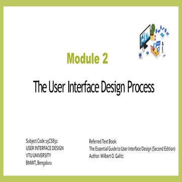 User Interface Design- Module 2 Uid Process | PDF | Internet for ...