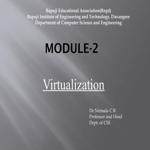 Module_2_Virtualisation and its concepts