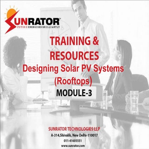 Designing Solar PV Systems(Rooftops)